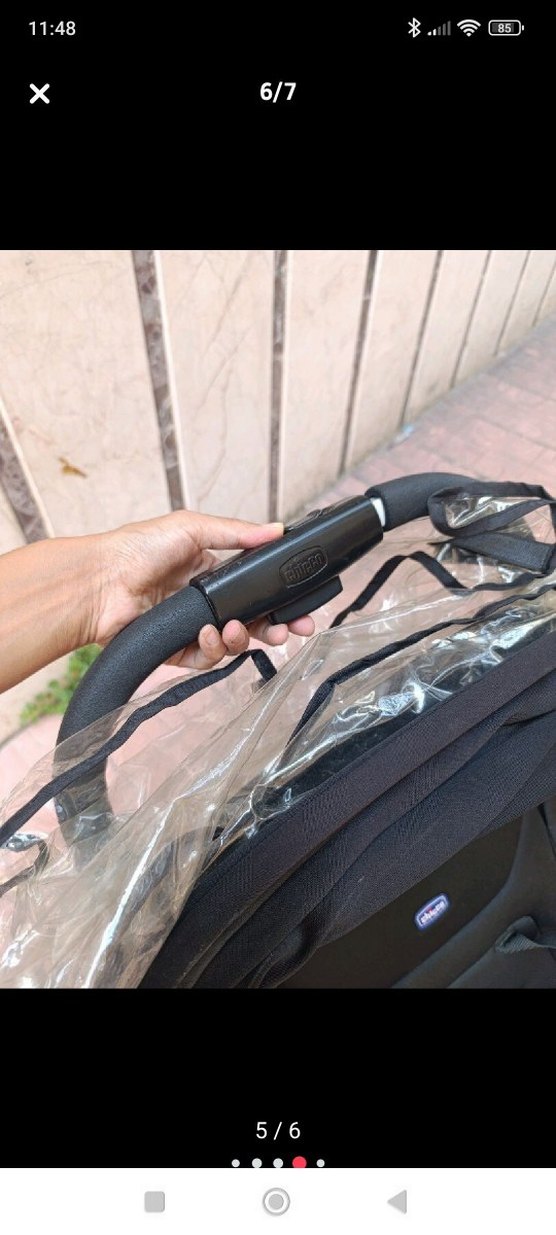 Siyah Chicco Bebek Arabası - Görsel 5