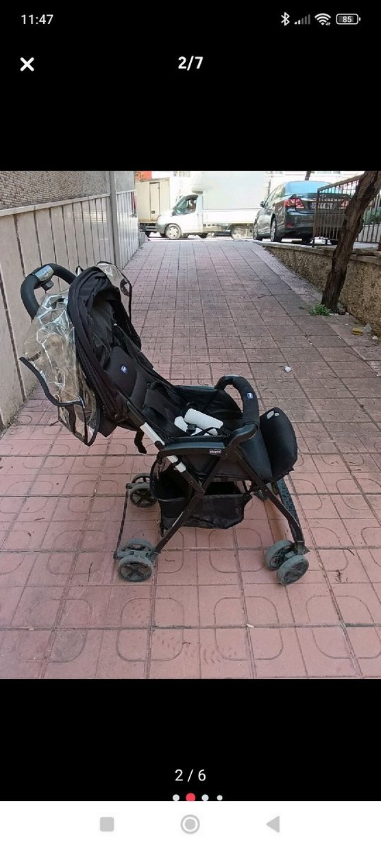 Siyah Chicco Bebek Arabası - Görsel 2