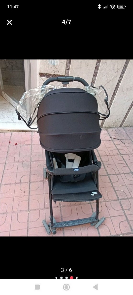 Siyah Chicco Bebek Arabası - Görsel 3