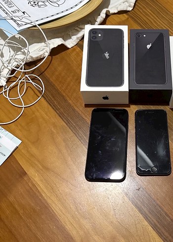 Siyah iPhone 11 64 gb ıphone 8 64 gb