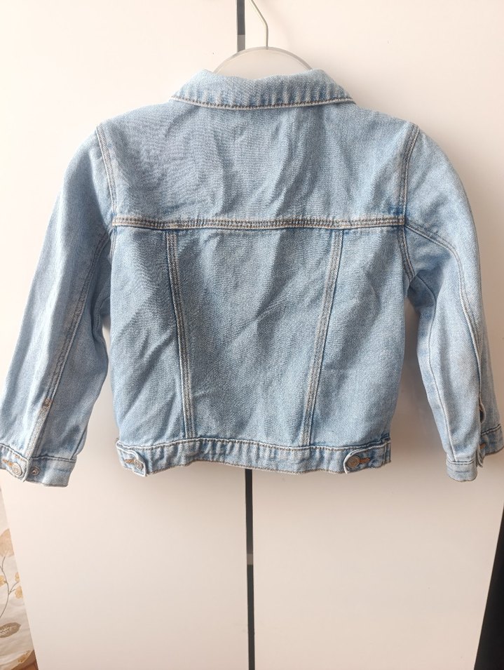 Erkek Çocuk Mavi Düğmeli Ceket - Görsel 3