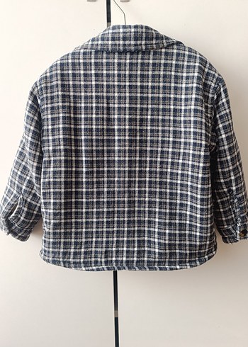 Gri Kareli Erkek Çocuk Pamuklu Gömlek - Görsel 3