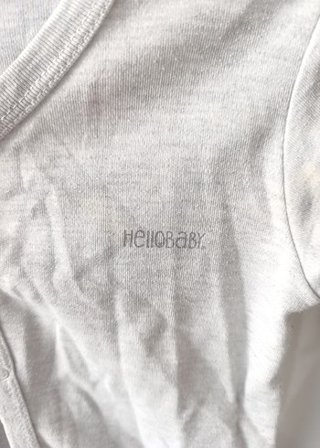 Gri Uzun Kollu Bebek İçlik - Görsel 3