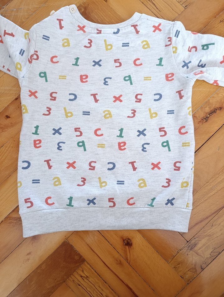 Renkli Baskılı Erkek Çocuk Sweatshirt - Görsel 3