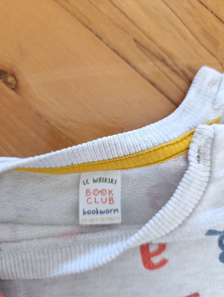 Renkli Baskılı Erkek Çocuk Sweatshirt - Görsel 2