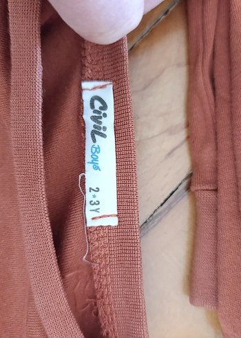 Erkek Çocuk Renkli Baskılı Kahverengi Eşofman Takımı - Görsel 3