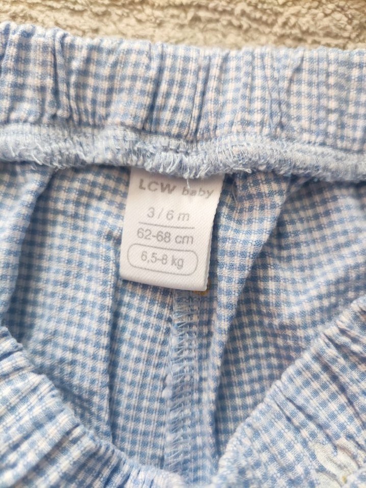 Mavi Nakışlı Bebek Kız Kıyafet Seti 3-6 ay - Görsel 3