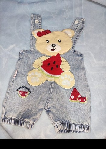 Bebek Kız Nakışlı Pastel Renk Kıyafet Seti - Görsel 12