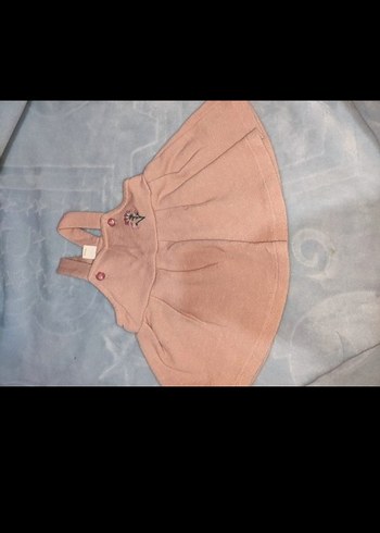 Bebek Kız Nakışlı Pastel Renk Kıyafet Seti - Görsel 6