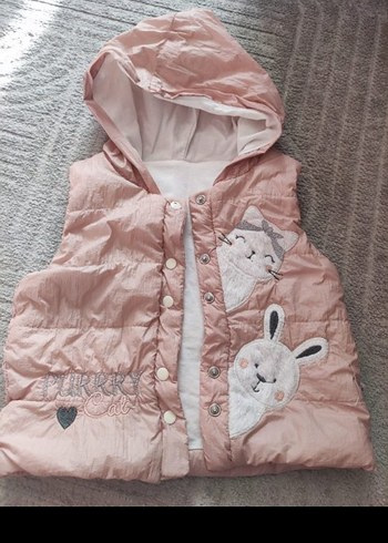 Bebek Kız Nakışlı Pastel Renk Kıyafet Seti - Görsel 8