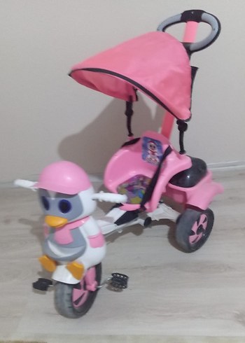 Pembe Çocuk Üç Tekerlekli Bisiklet - Görsel 2