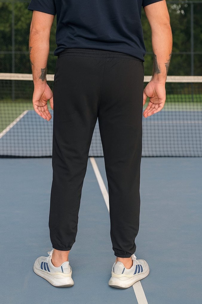 Siyah Erkek Rahat Kesim Eşofman Altı - Görsel 2