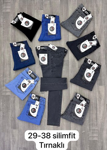 Gri Regular Fit Erkek Kot Pantolon Velcro