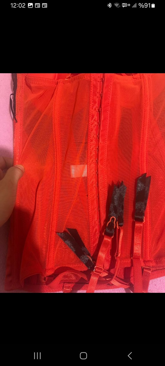 Dantel Detaylı Straplez Beyaz Bustiyer - Görsel 2