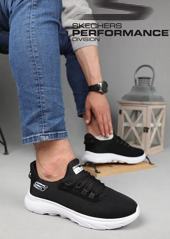 Skechers Performans Siyah Erkek Spor Ayakkabı