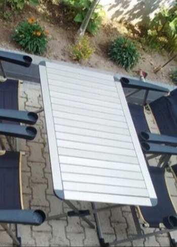  Beden siyah Renk Nurgaz Campout Kamp Masa ve Sandalye Takımı