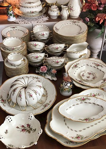 Diğer Rosenthal 12 Kişilik 90 Parça Klasik Porselen Yemek Takımı