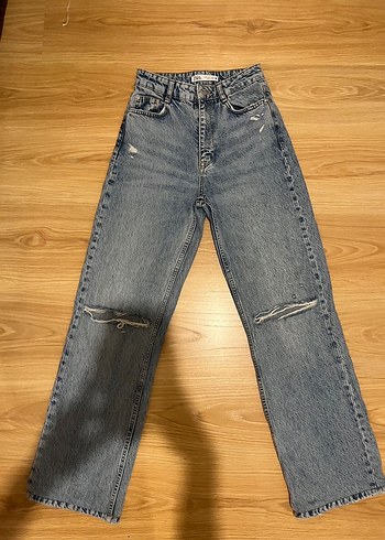xs Beden beyaz Renk Zara kadın jean