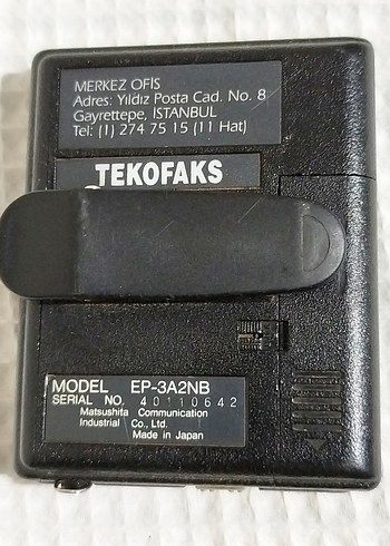 Panasonic çağrı cihazı sağlam kolleksiyonluk - Görsel 2