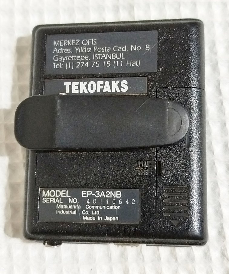 Panasonic çağrı cihazı sağlam kolleksiyonluk - Görsel 2