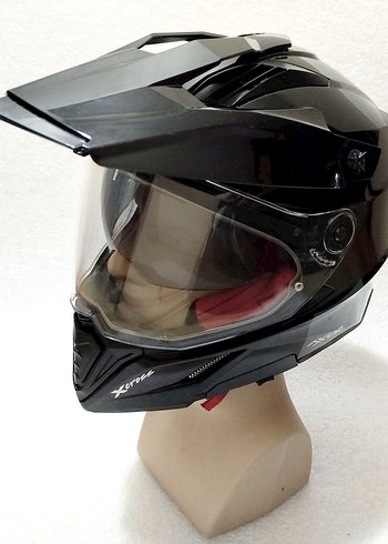 Axor xcross M-L güneş vizörlü terekli pinlock kask tertemiz - Görsel 3