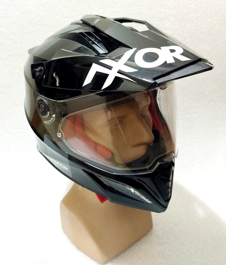 Axor xcross M-L güneş vizörlü terekli pinlock kask tertemiz - Görsel 2