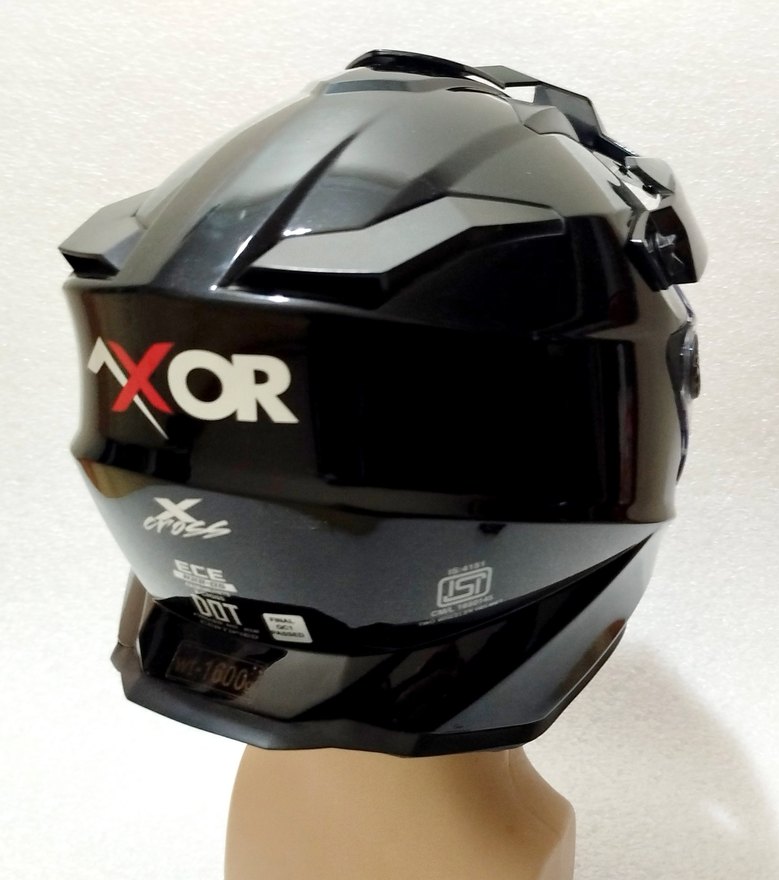 Axor xcross M-L güneş vizörlü terekli pinlock kask tertemiz - Görsel 4