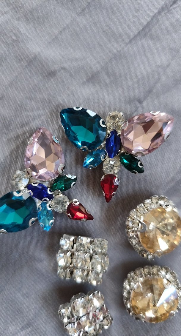 Renkli Mini Payetli Kadın Küpeler - Görsel 3