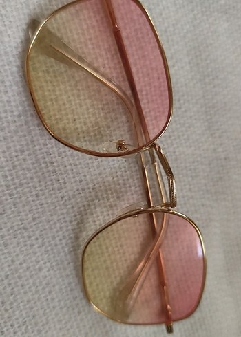 Şeffaf Pembe Minimalist Kadın Gözlüğü - Görsel 2