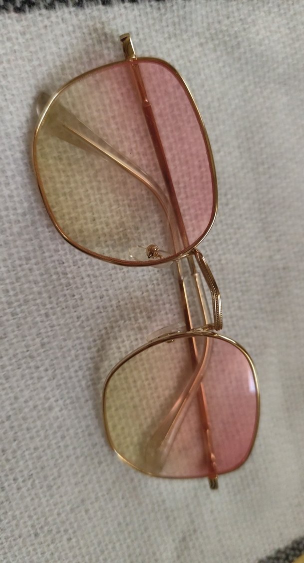 Şeffaf Pembe Minimalist Kadın Gözlüğü - Görsel 2