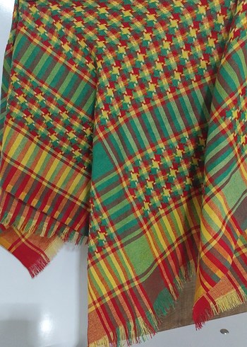 Renkli Bağlamalı Kısa Bohem Pono - Görsel 2