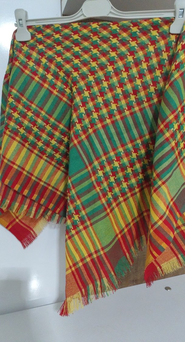 Renkli Bağlamalı Kısa Bohem Pono - Görsel 2