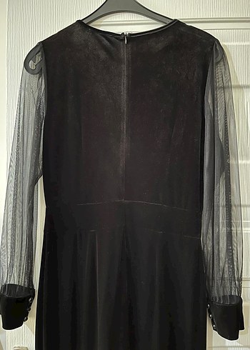 Siyah kadife tulum - Görsel 8