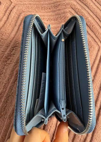 Kadın Kot Fermuarlı Cüzdan - Görsel 3