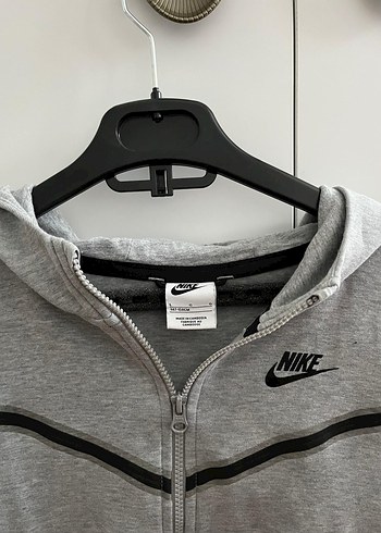 Nike Fermuarlı Gri Sweatshirt - Görsel 4