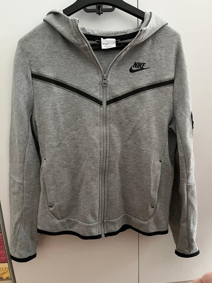 Nike Fermuarlı Gri Sweatshirt - Görsel 2