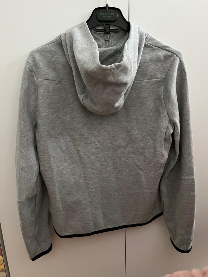 Nike Fermuarlı Gri Sweatshirt - Görsel 5