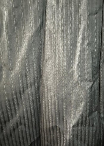 Siyah Midi Kolsuz V Yakalı Ofis Elbisesi - Görsel 5