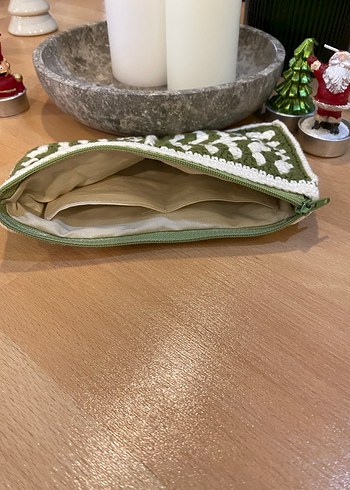 Örgü Yeşil Bohem Kadın Cüzdan - Görsel 2