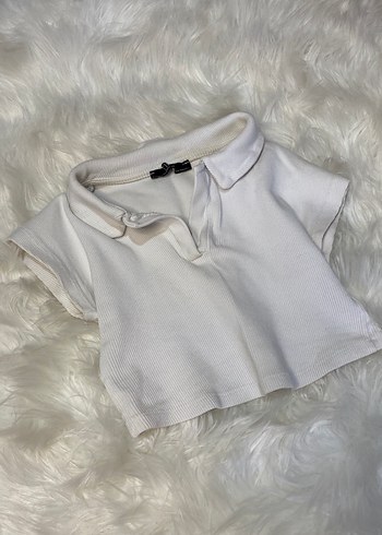 Polo yaka crop