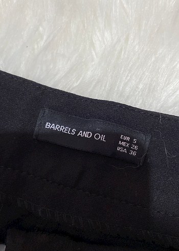 s Beden Siyah Kadın Kumaş Pantolon