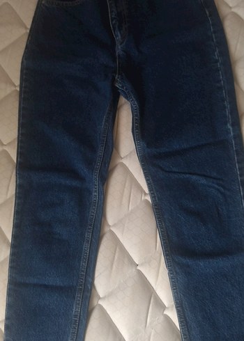 Lacivert Kadın Denim Midi Jean