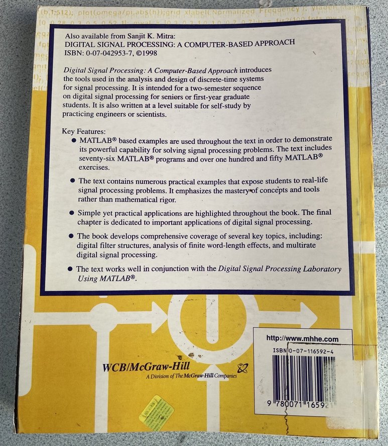 Digital Signal Processing Laboratory Using Matlab Sanjit Mitra - Görsel 2