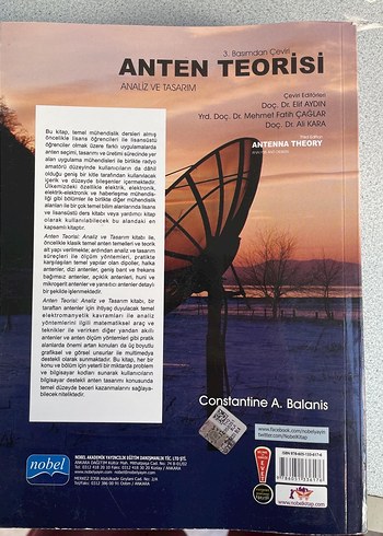 Anten Teorisi Analiz ve Tasarım Constantine A. Balanis - Görsel 2