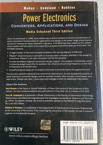 Power Electronics - Mohan Undeland Robbins - Görsel 2