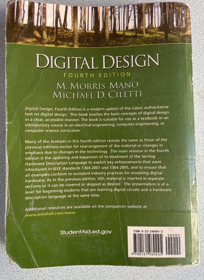 Digital Design - 4. Baskı M. Morris Mano ve Michael D. Ciletti - Görsel 2