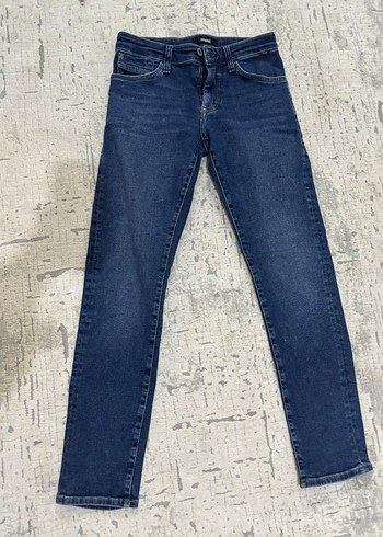 Lacivert Erkek Denim Jean Pantolon Mavi