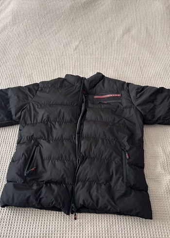 Siyah Erkek Prada Streetwear Mont