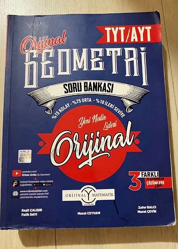 TYT/AYT Orijinal Geometri Soru Bankası