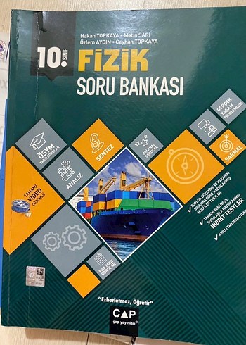 10. Sınıf Fizik Soru Bankası - Çap Yayınları